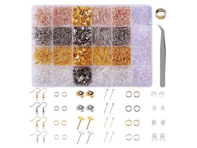 3600Pcs Earring Hook Backs DIY Earring Jewellery Making Kit 3600Pcs Earring Hook Backs DIY Earring Jewellery Making Kit