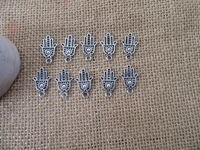 100Pcs New Hand Design Beads Charms Pendants Jewellery Findings