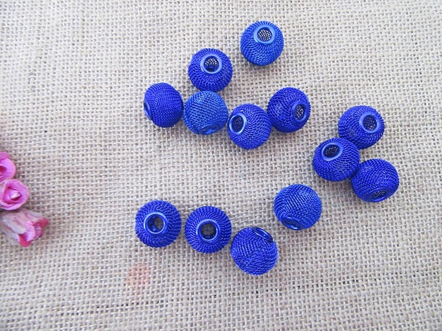 100Pcs Big Hole Net Mesh Charm Bead Fit European Bracelet Royal 100Pcs Big Hole Net Mesh Charm Bead Fit European Bracelet Royal