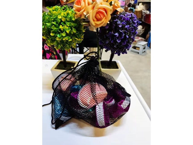 12Pcs Mesh Stuff Sack Durable Nylon Drawstring Bag 12Pcs Mesh Stuff Sack Durable Nylon Drawstring Bag