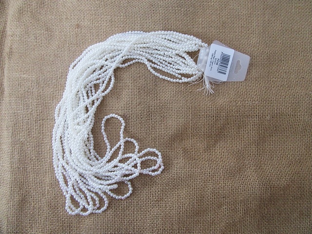 12Strings x 200Pcs Cream Round Simulate Pearl Beads 4mm 12Strings x 200Pcs Cream Round Simulate Pearl Beads 4mm