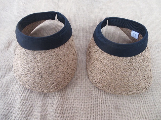 4Pcs New Natural Color Sun Visor Cap Hat
