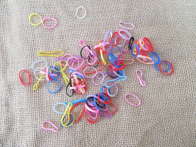 1000Pcs Elastic Rubber Band Ponytail Holder Hair Ties Ropes Ring 1000Pcs Elastic Rubber Band Ponytail Holder Hair Ties Ropes Ring