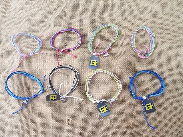 50Pcs Handmade Fashion Multi-Strand Drawstrings Bracelets Wholes 50Pcs Handmade Fashion Multi-Strand Drawstrings Bracelets Wholes