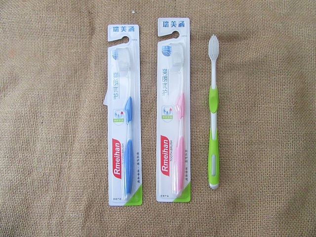 40Pcs Clean Toothbrushes Dental Care Brush Adult Size Mixed