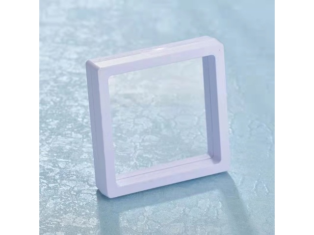 10Pcs Clear White Jewellery Boxes Multi-Purpose Gift Boxes 7x7cm