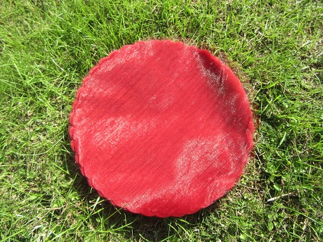 50Pcs Red Scalloped Edge Tulle Round Circles Wedding Favor 50Pcs Red Scalloped Edge Tulle Round Circles Wedding Favor