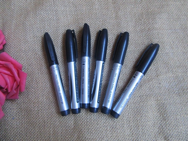 5x10Pcs Brilliant Black Permanent Marker/Senior Mark pens 5x10Pcs Brilliant Black Permanent Marker/Senior Mark pens