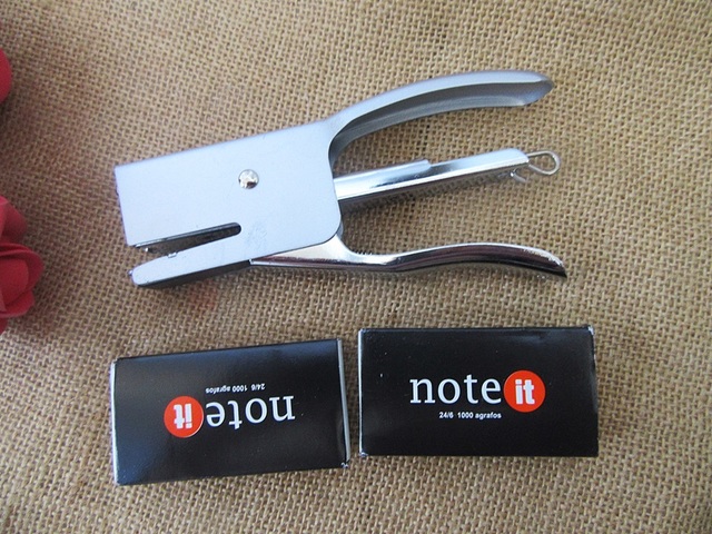 1Set Heavy Duty Stapler with Free Staples Home School Office Use