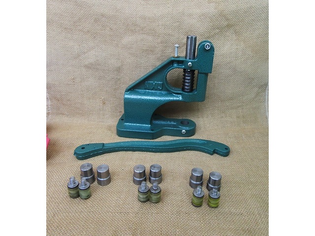1Set Heavy Duty Eyelet Rivet Hand Press Setter Kits