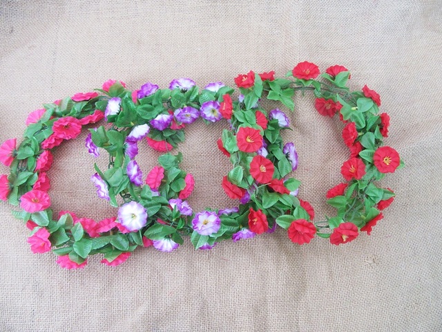 12Pcs Flower Forehead Garland Hair Band Headwear Hair Accessorie 12Pcs Flower Forehead Garland Hair Band Headwear Hair Accessorie
