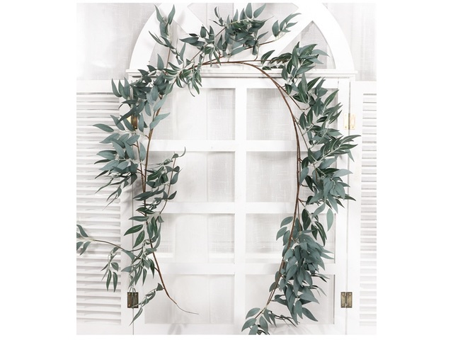1Pc Eucalyptus Willow Garland Plant Hanging Wedding Arch Etc