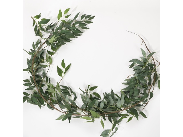 1Pc Vivid Eucalyptus Willow Garland Plant Hanging Wedding Arch
