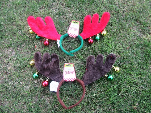 6Pcs Christmas Deer Antlers Headband Hair Band Party Prop