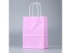 48 Bulk Kraft Paper Gift Carry Shopping Bag 27x21x11cm Pink 48 Bulk Kraft Paper Gift Carry Shopping Bag 27x21x11cm Pink