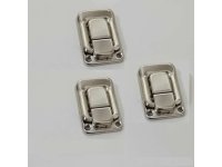 20X Nickel Plated Metal Boxes Case Toggle Catch Latch