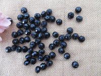 450g (Approx 285pcs) Black Rondelle Faceted Crystal Beads 12mm 450g (Approx 285pcs) Black Rondelle Faceted Crystal Beads 12mm