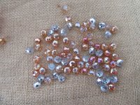 450g Rondelle Faceted Crystal Beads 10mm Mixed Color 450g Rondelle Faceted Crystal Beads 10mm Mixed Color