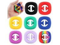 12Pcs Hand Grip Squeeze Resistance Bands Fidget Toy Stress 12Pcs Hand Grip Squeeze Resistance Bands Fidget Toy Stress