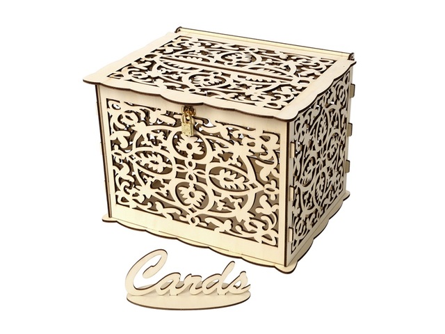 1Pc Decorative Rustic Wishing Well Card Box Wedding Favor 1Pc Decorative Rustic Wishing Well Card Box Wedding Favor