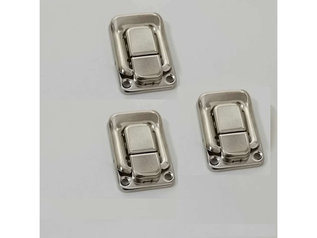 20X Nickel Plated Metal Boxes Case Toggle Catch Latch 20X Nickel Plated Metal Boxes Case Toggle Catch Latch
