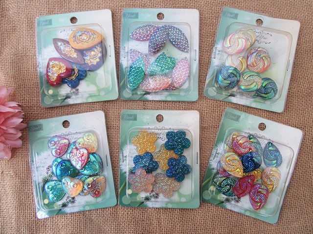 6Sheets Chic Flatback Acrylic Rhinestone Beads Sew On Assorted 6Sheets Chic Flatback Acrylic Rhinestone Beads Sew On Assorted