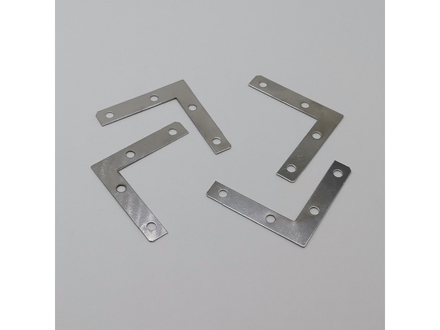 100Pcs Angle Flat L Shaped Corner Brace Bracket 3.8x3.8x5cm 100Pcs Angle Flat L Shaped Corner Brace Bracket 3.8x3.8x5cm