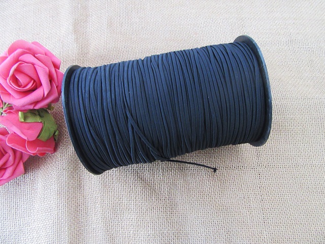 1Roll x 200M Flat Thick Black Sewing Elastic 3mm 1Roll x 200M Flat Thick Black Sewing Elastic 3mm