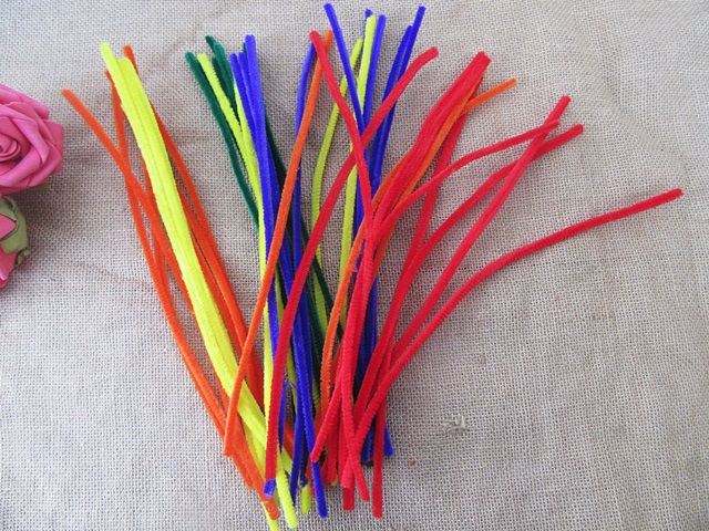 6Packsx 45Pcs Chenille Stems Craft Pipecleaners Art Craft DIY - Click Image to Close
