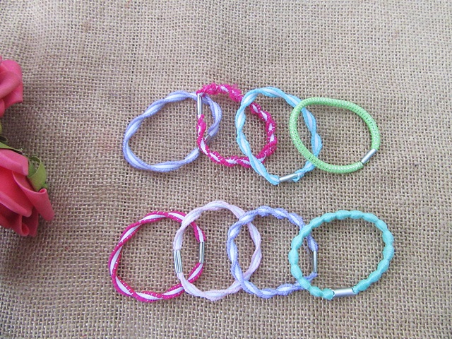100Pcs Elastic Hair Bands Hair Ties Hair Accessories Mixed Color 100Pcs Elastic Hair Bands Hair Ties Hair Accessories Mixed Color