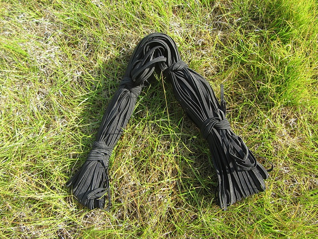 1Roll x 50 Meters Black Sewing Elastic 4mm 1Roll x 50 Meters Black Sewing Elastic 4mm