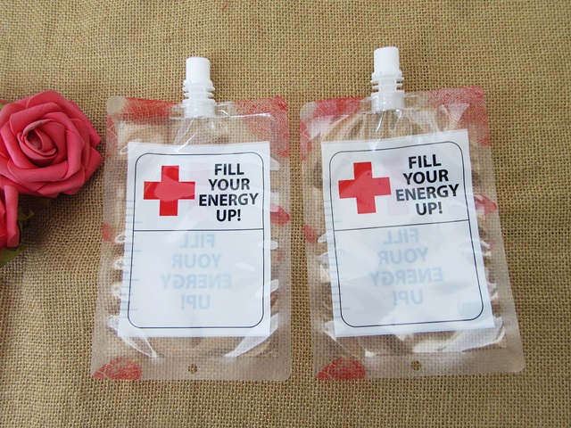 6Packs x 4Pcs Funny Novelty Drink Bag Fill Your Energy Up Hallow 6Packs x 4Pcs Funny Novelty Drink Bag Fill Your Energy Up Hallow