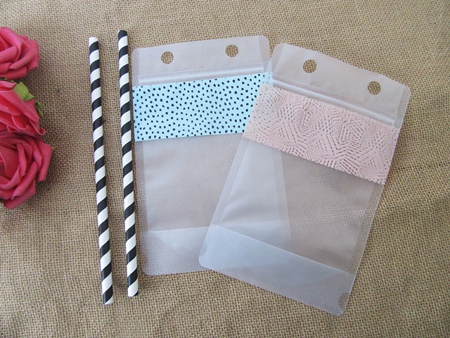 6Packs x 2Pcs Reusable Drink Pouches & 2 Paper Straw
