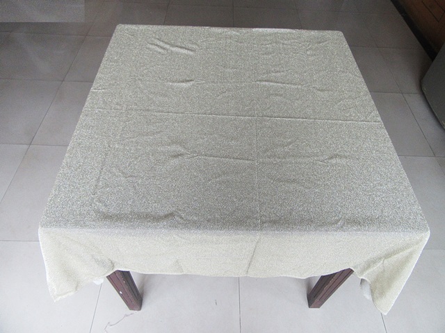 1Pc Light Golden Table Cloth Table Cover Wedding Party Favor