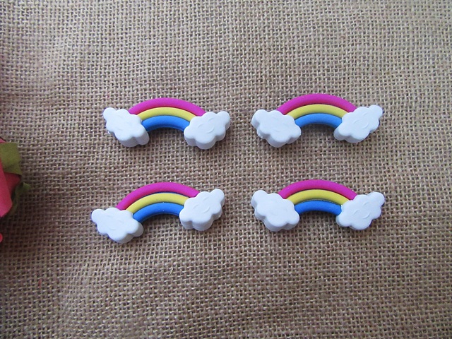 2Pktx12Pcs Novelty Rainbow Erasers Stationery School Supplies - Click Image to Close