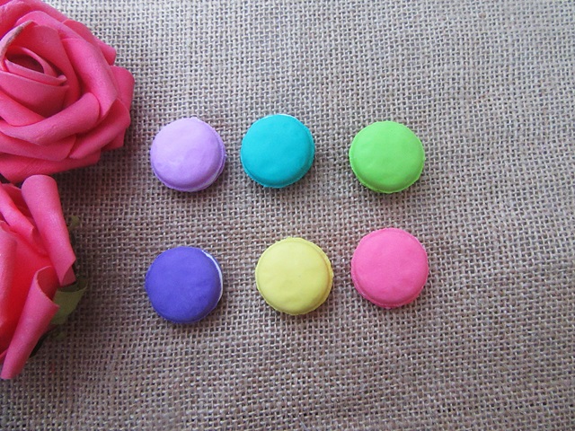 30Pcs Novelty Macaroons Erasers Stationery School Supplies - Click Image to Close