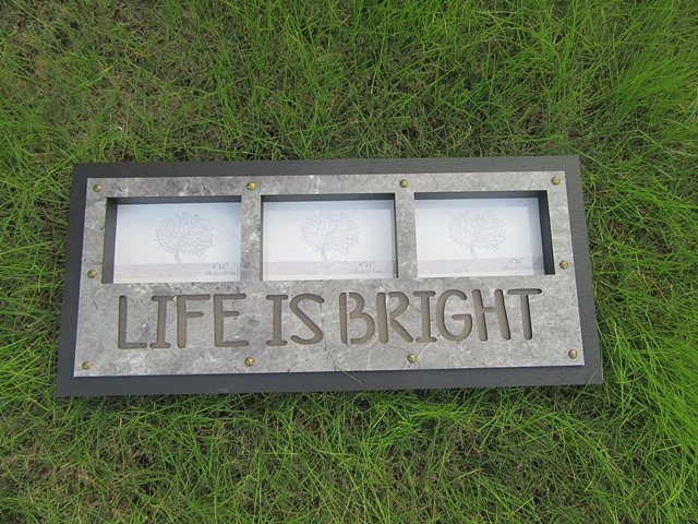 1Pc Vintage Photo Frame LIFE IS BRIGHT Light Desktop or Wall 1Pc Vintage Photo Frame LIFE IS BRIGHT Light Desktop or Wall