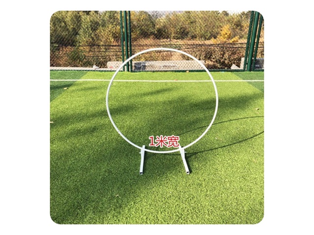 1X White Circle Wedding Garden Arch Backdrop Single Tube 1Meter