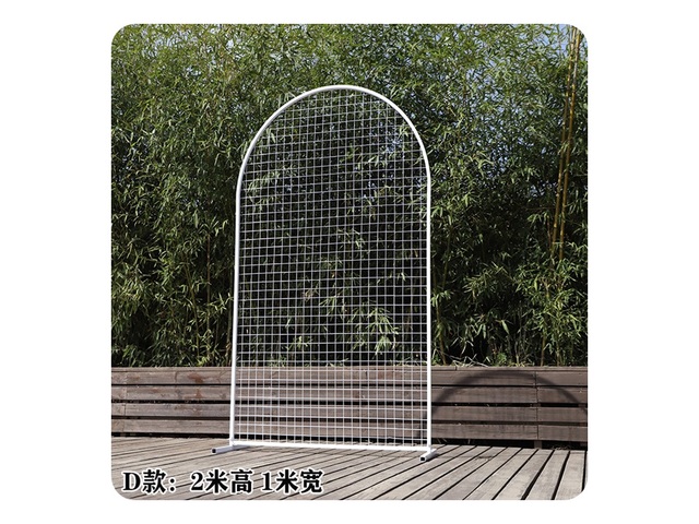 1Pc White Mesh Heavy Duty Large Wedding Garden Arch 2m High 1Pc White Mesh Heavy Duty Large Wedding Garden Arch 2m High
