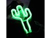 1Pc Romantic Freestanding Green Cactus Neon Sign Led Night Light