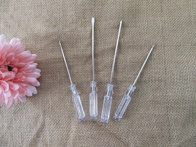 6Sets x 4Pcs Plain & Cross Slot Screwdriver Mechanics Home 6Sets x 4Pcs Plain & Cross Slot Screwdriver Mechanics Home