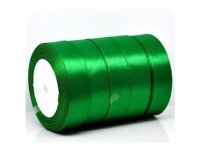 10Rolls X 25Yards Green Satin Ribbon 15mm