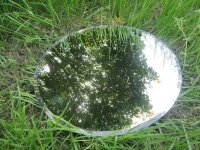 6Pcs HQ Round Mirror Base Wedding Table Centrepiece 35cm