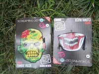 1Pc Scary Light Up Mask Flashing LED Glow Equalizer Costume