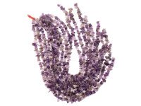 5Strands x 260pcs Amethyst Gemstone Loose Chip Beads DIY