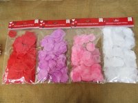 4Packs x 300Pcs Rose Petals Wedding Party Decoration Mixed Color