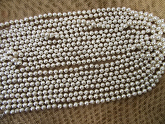 10String x 60Pcs Round Plastic Simulate Pearl Beads 8mm 10String x 60Pcs Round Plastic Simulate Pearl Beads 8mm