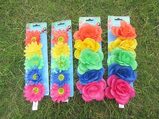 6Pcs Floral Bow Elastic Headbands Hair Band Hair Accessories 6Pcs Floral Bow Elastic Headbands Hair Band Hair Accessories