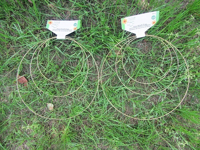 24Sets x 3Pcs Brass Wreath Ring Metal Frame Base Wire DIY 24Sets x 3Pcs Brass Wreath Ring Metal Frame Base Wire DIY