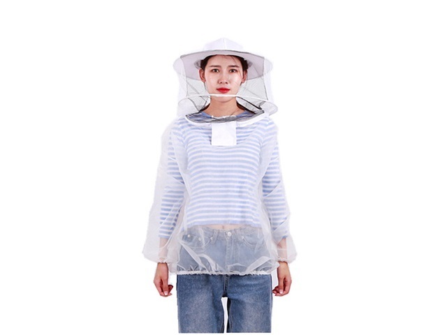 1Pc Bee Keeping Suit Veil Protective Mesh Beekeeper Suit 1Pc Bee Keeping Suit Veil Protective Mesh Beekeeper Suit